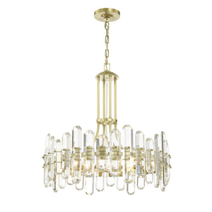 Crystorama - BOL-8888-AG - Eight Light Chandelier - Bolton - Aged Brass