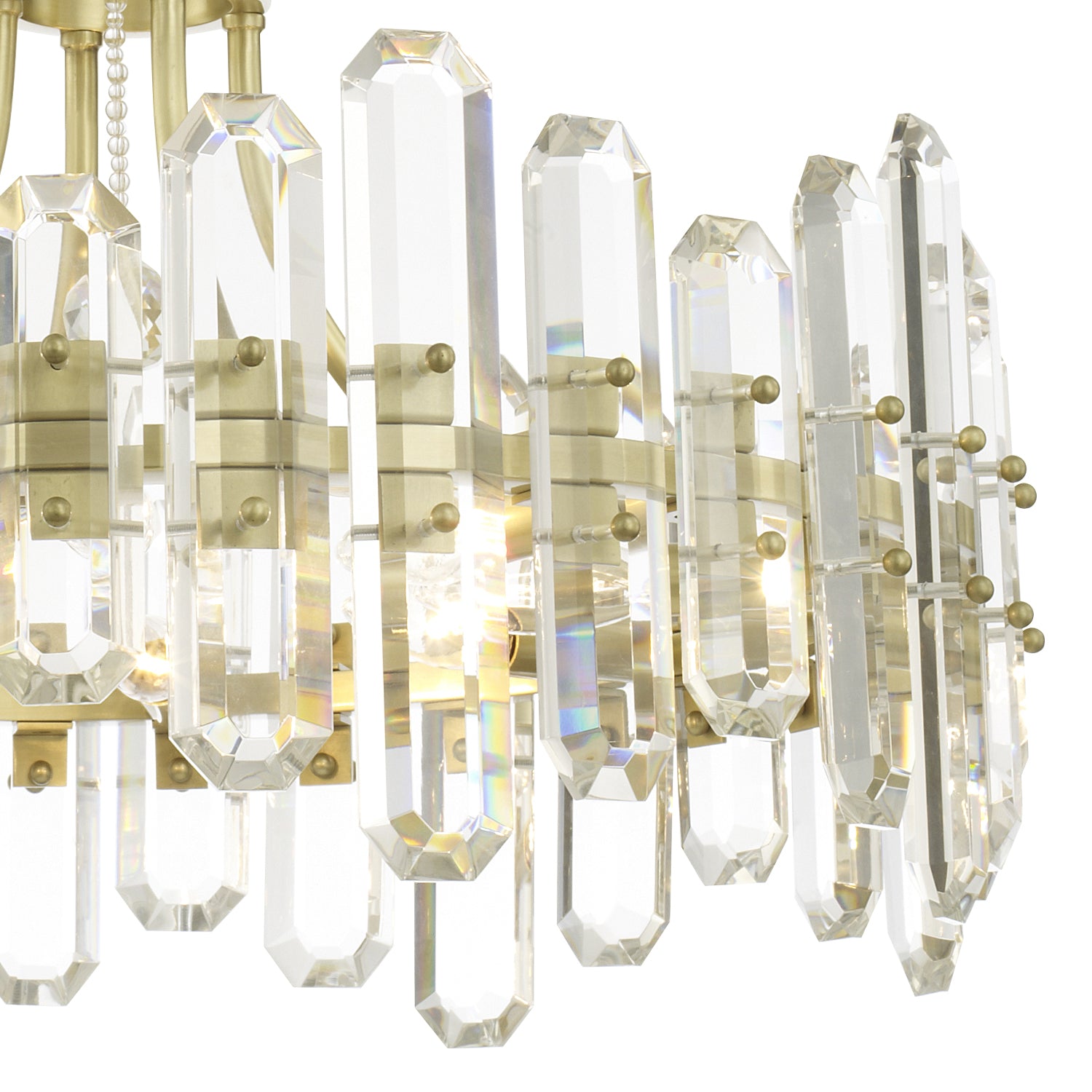 Crystorama - BOL-8888-AG - Eight Light Chandelier - Bolton - Aged Brass