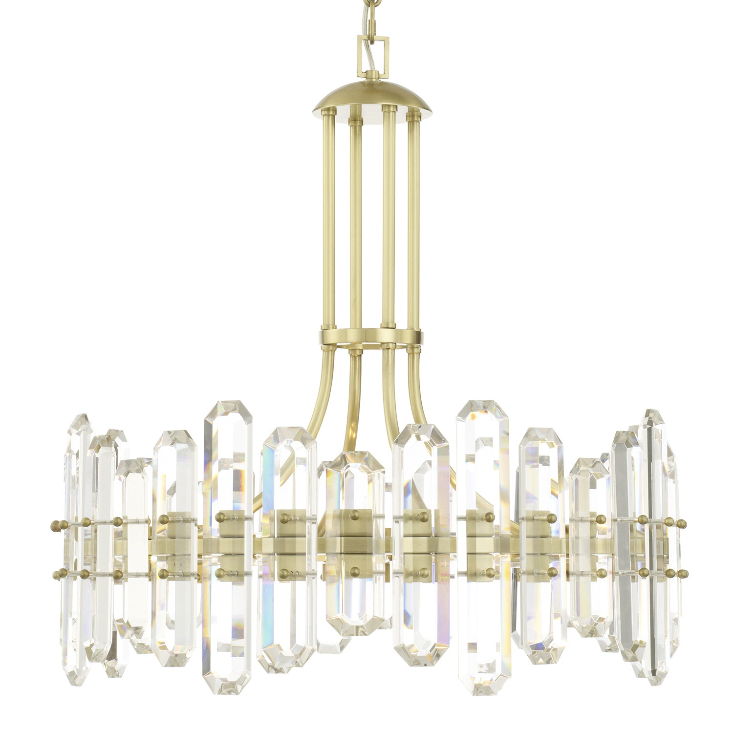 Crystorama - BOL-8888-AG - Eight Light Chandelier - Bolton - Aged Brass