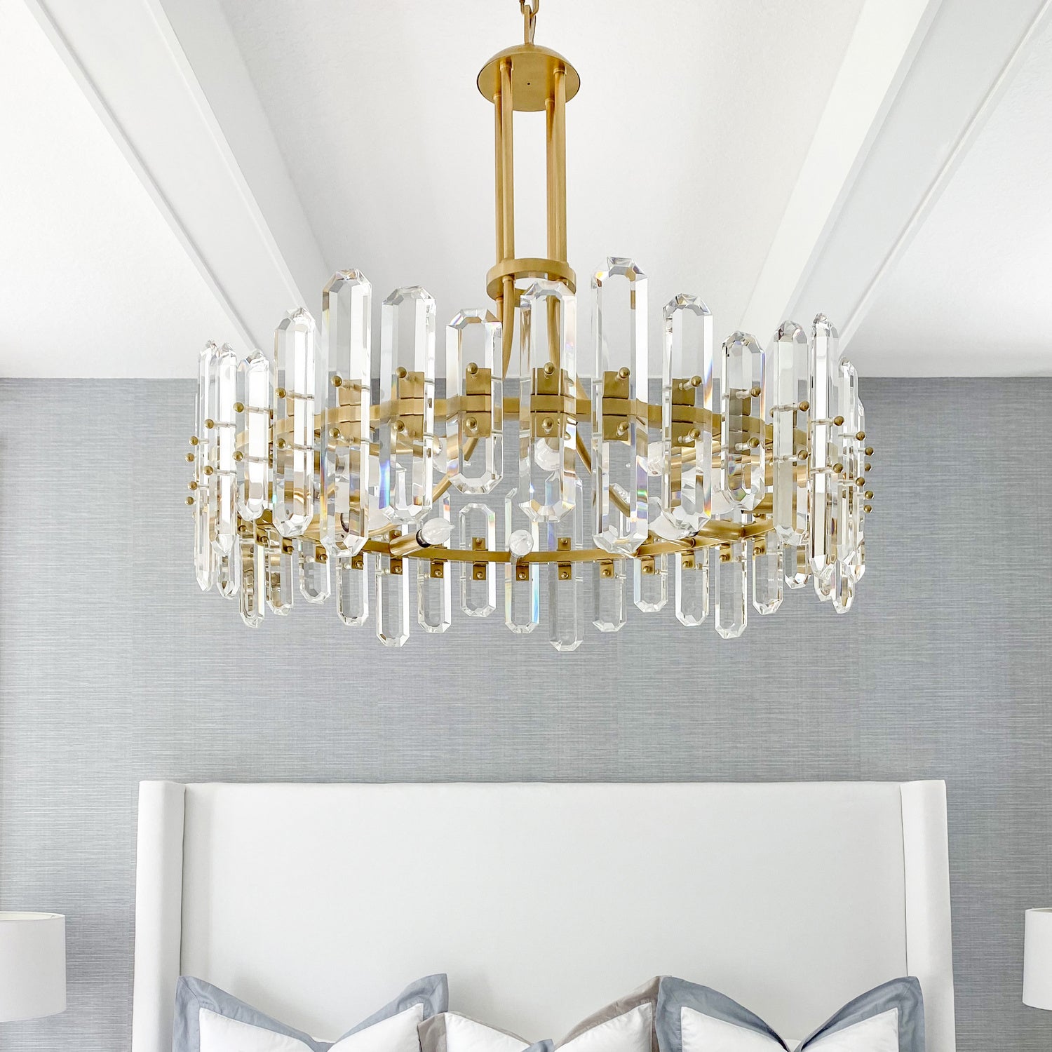 Crystorama - BOL-8888-AG - Eight Light Chandelier - Bolton - Aged Brass