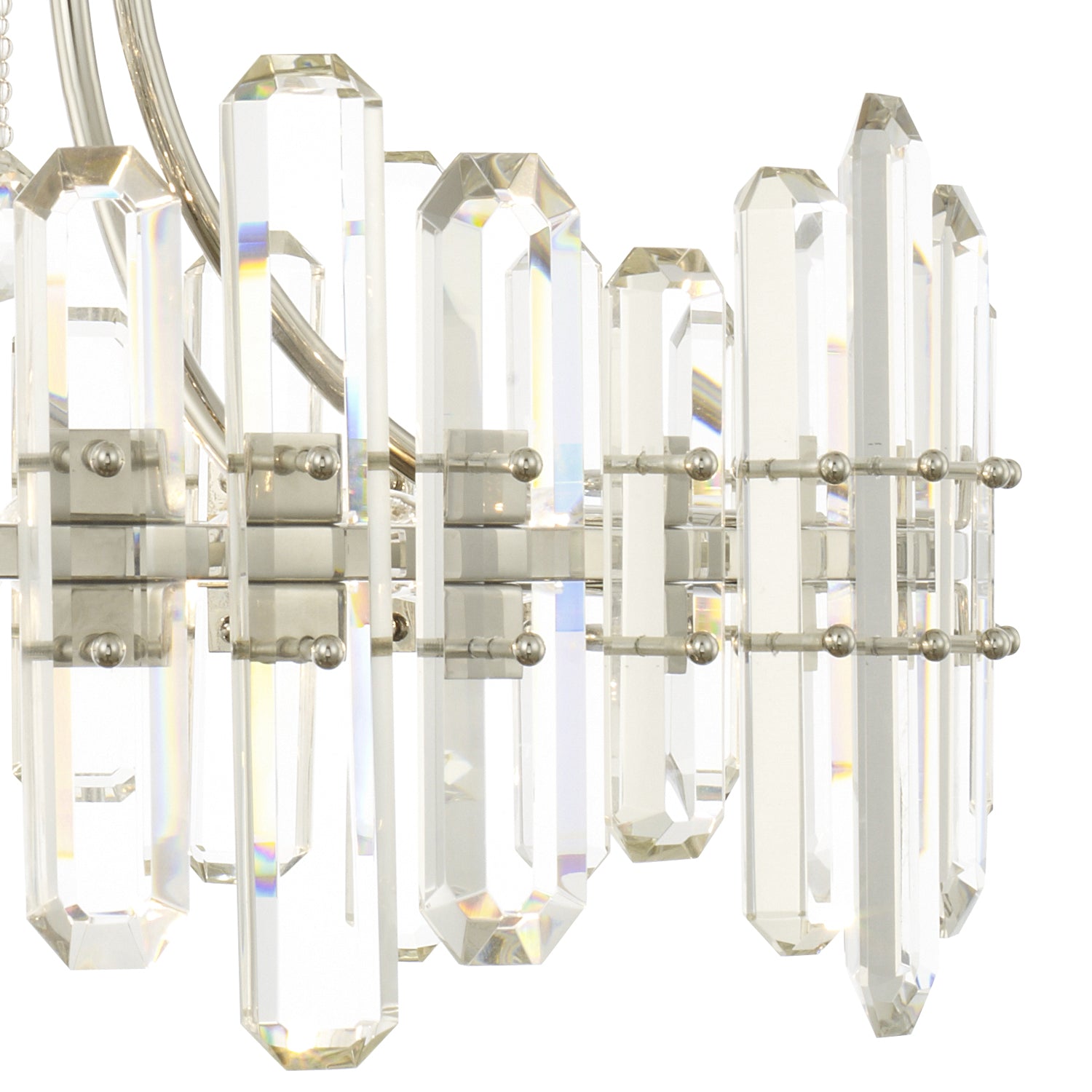 Crystorama - BOL-8888-PN - Eight Light Chandelier - Bolton - Polished Nickel