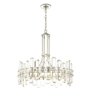 Crystorama - BOL-8888-PN - Eight Light Chandelier - Bolton - Polished Nickel