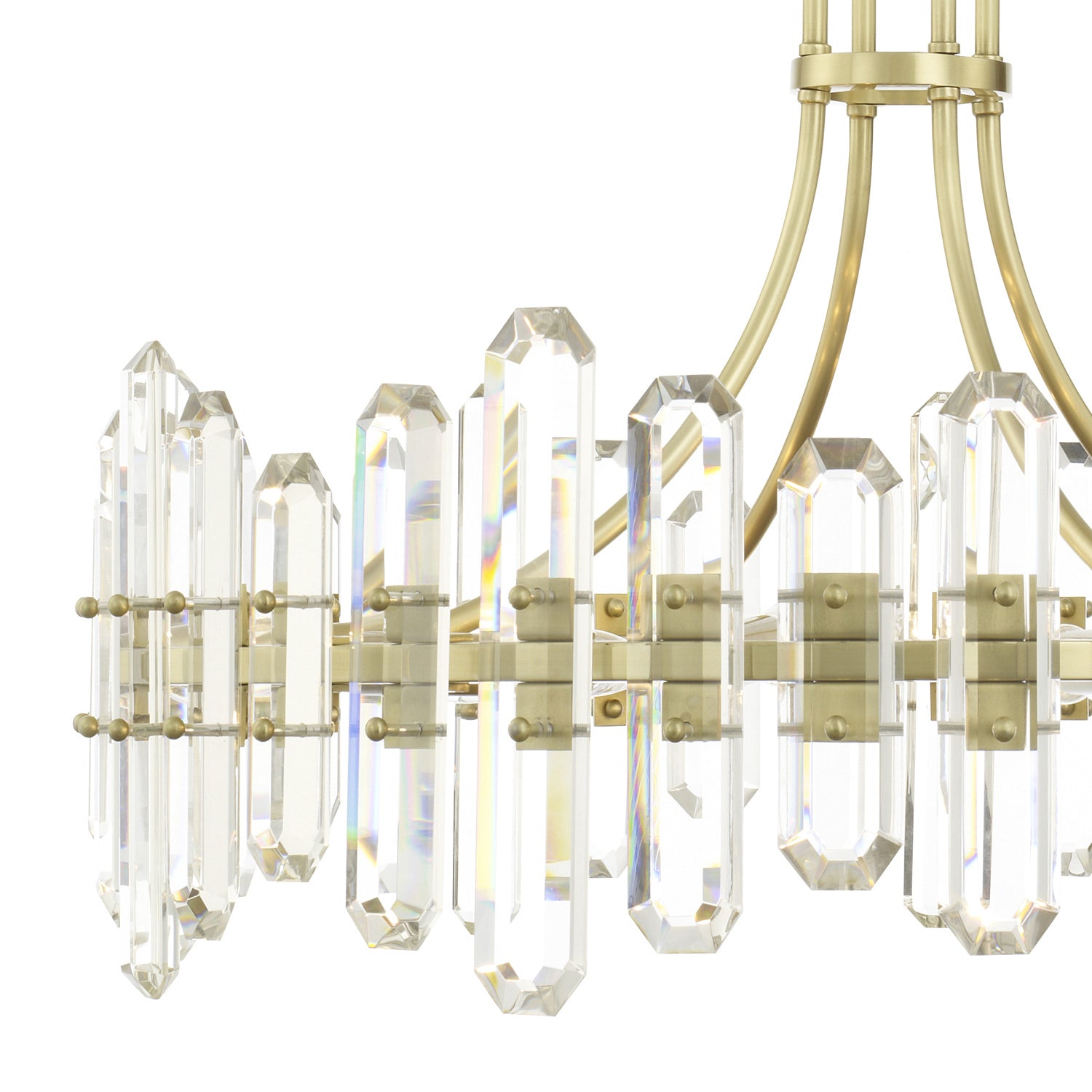 Crystorama - BOL-8889-AG - 12 Light Chandelier - Bolton - Aged Brass