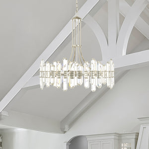 Crystorama - BOL-8889-PN - 12 Light Chandelier - Bolton - Polished Nickel