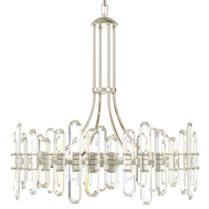 Crystorama - BOL-8889-PN - 12 Light Chandelier - Bolton - Polished Nickel