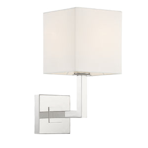 Crystorama - CHA-491-PN - One Light Wall Sconce - Chatham - Polished Nickel