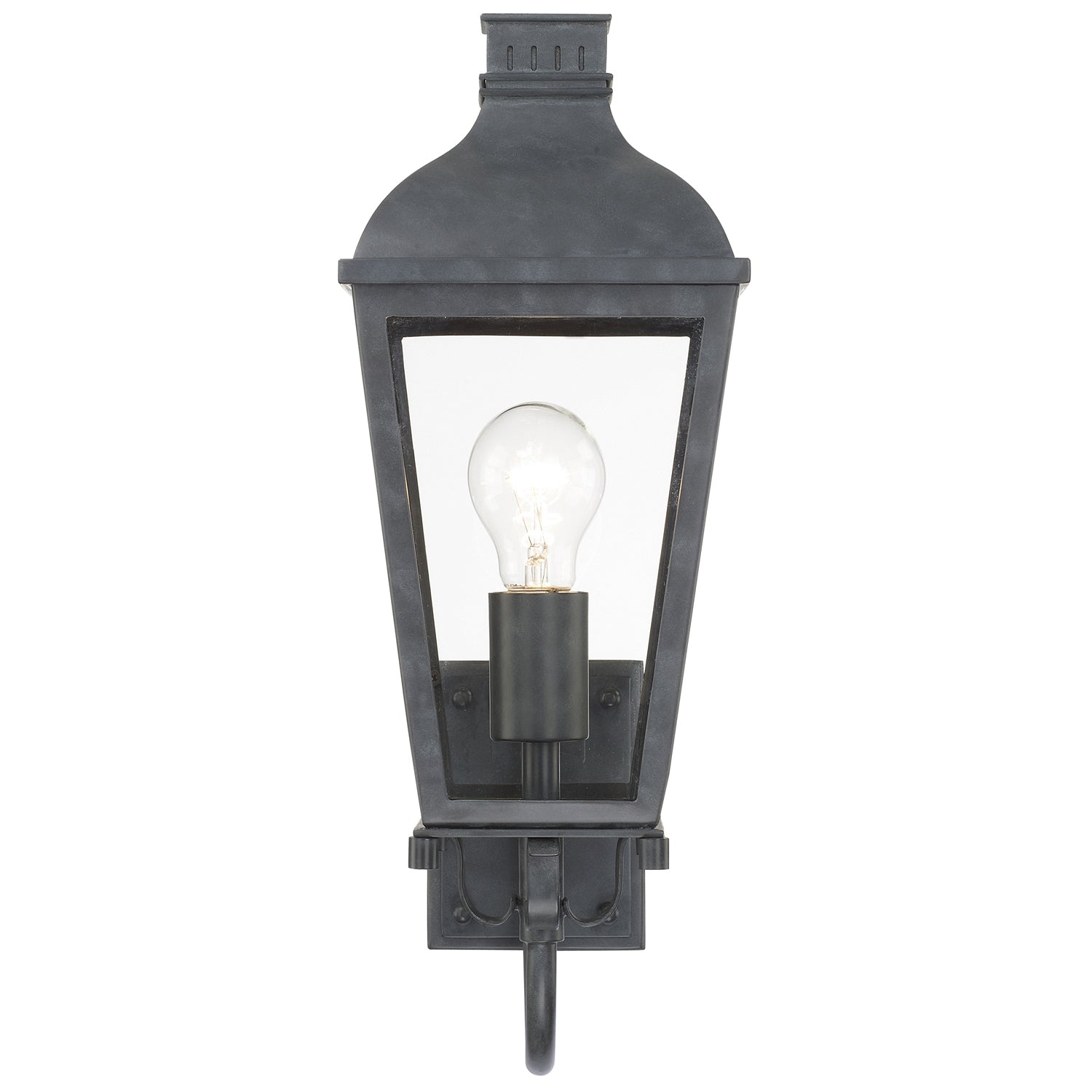 Crystorama - DUM-9801-GE - One Light Outdoor Wall Sconce - Dumont - Graphite