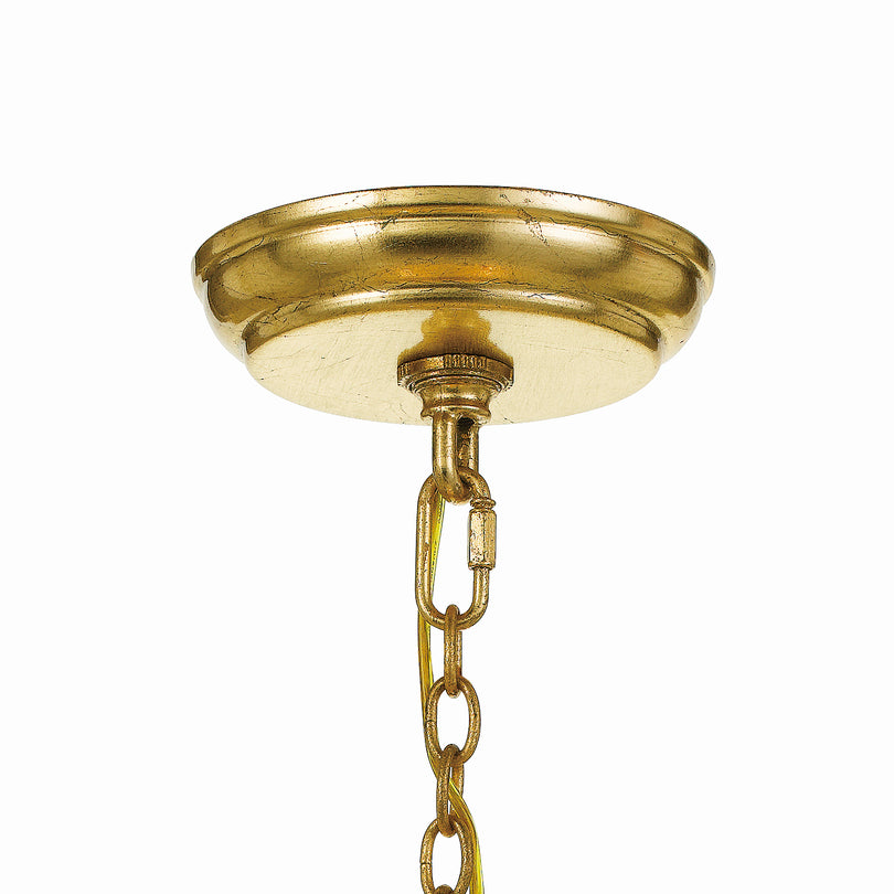 Crystorama - DUV-623-GA - Three Light Mini Chandelier - Duval - Antique Gold