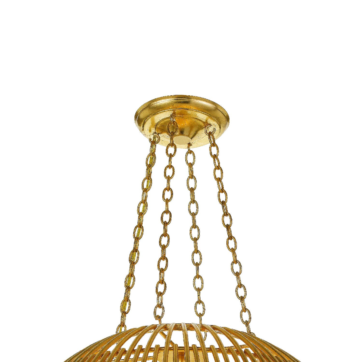 Crystorama - DUV-626-GA - Six Light Chandelier - Duval - Antique Gold