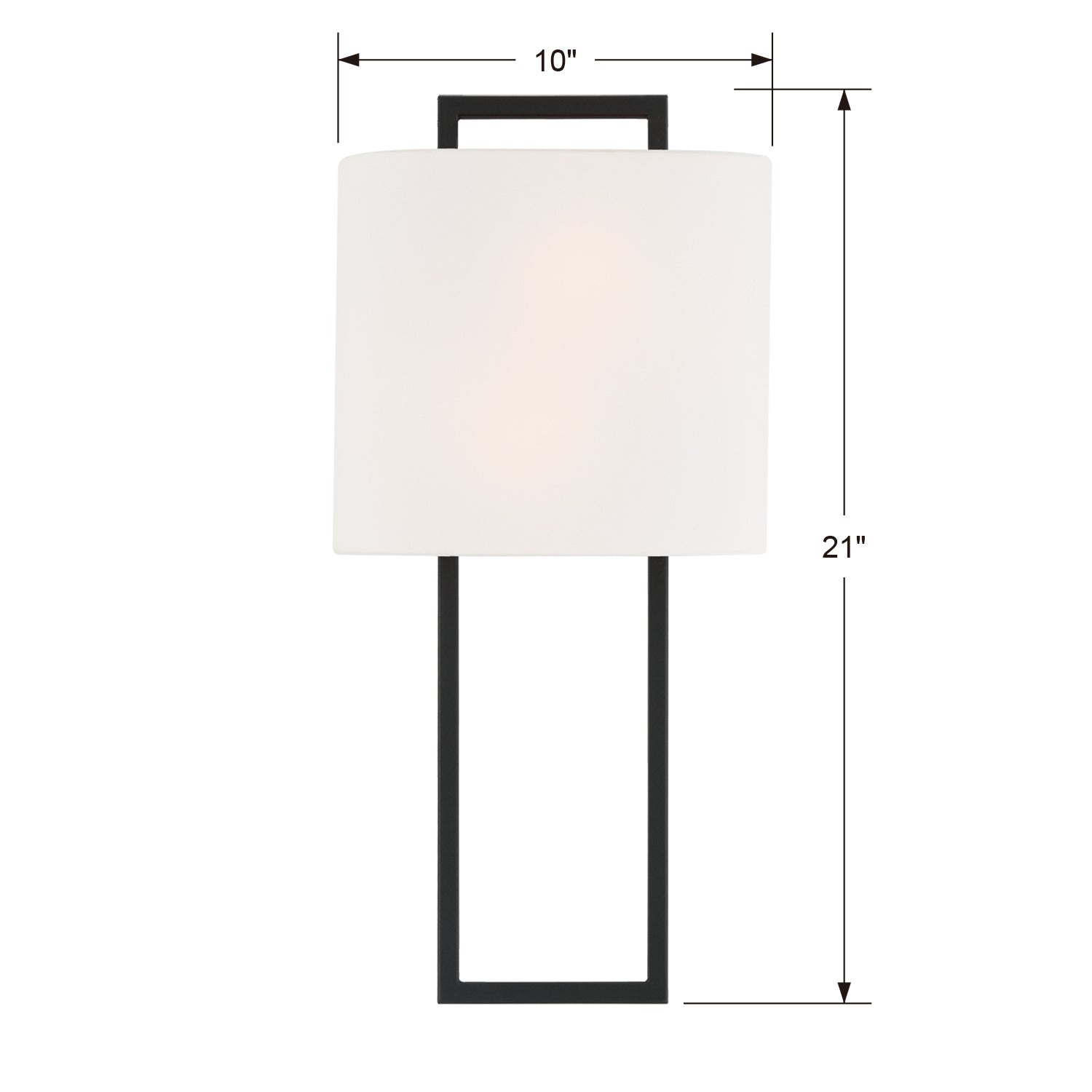 Crystorama - FRE-422-BF - Two Light Wall Sconce - Fremont - Black Forged