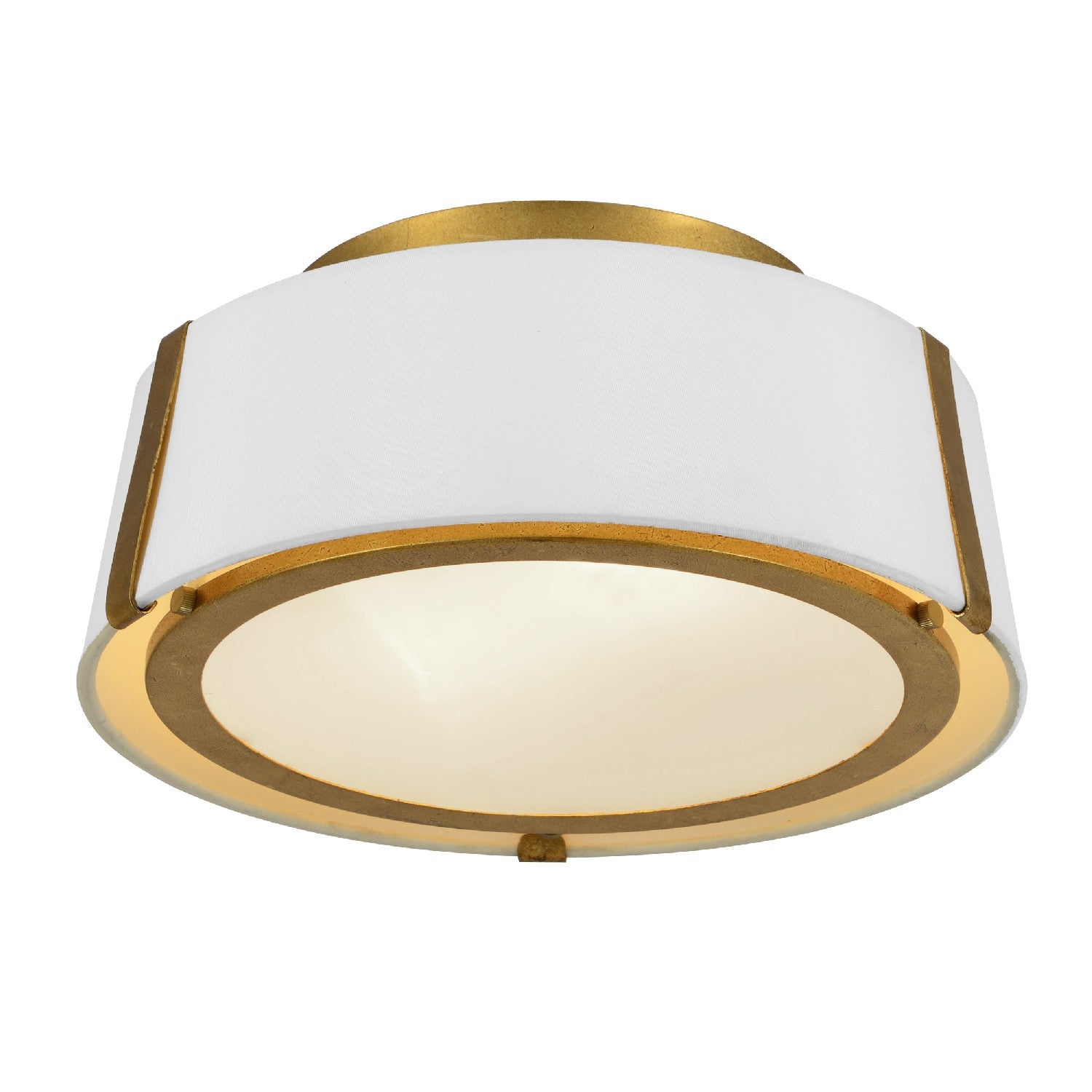 Crystorama - FUL-903-GA - Two Light Semi Flush Mount - Fulton - Antique Gold