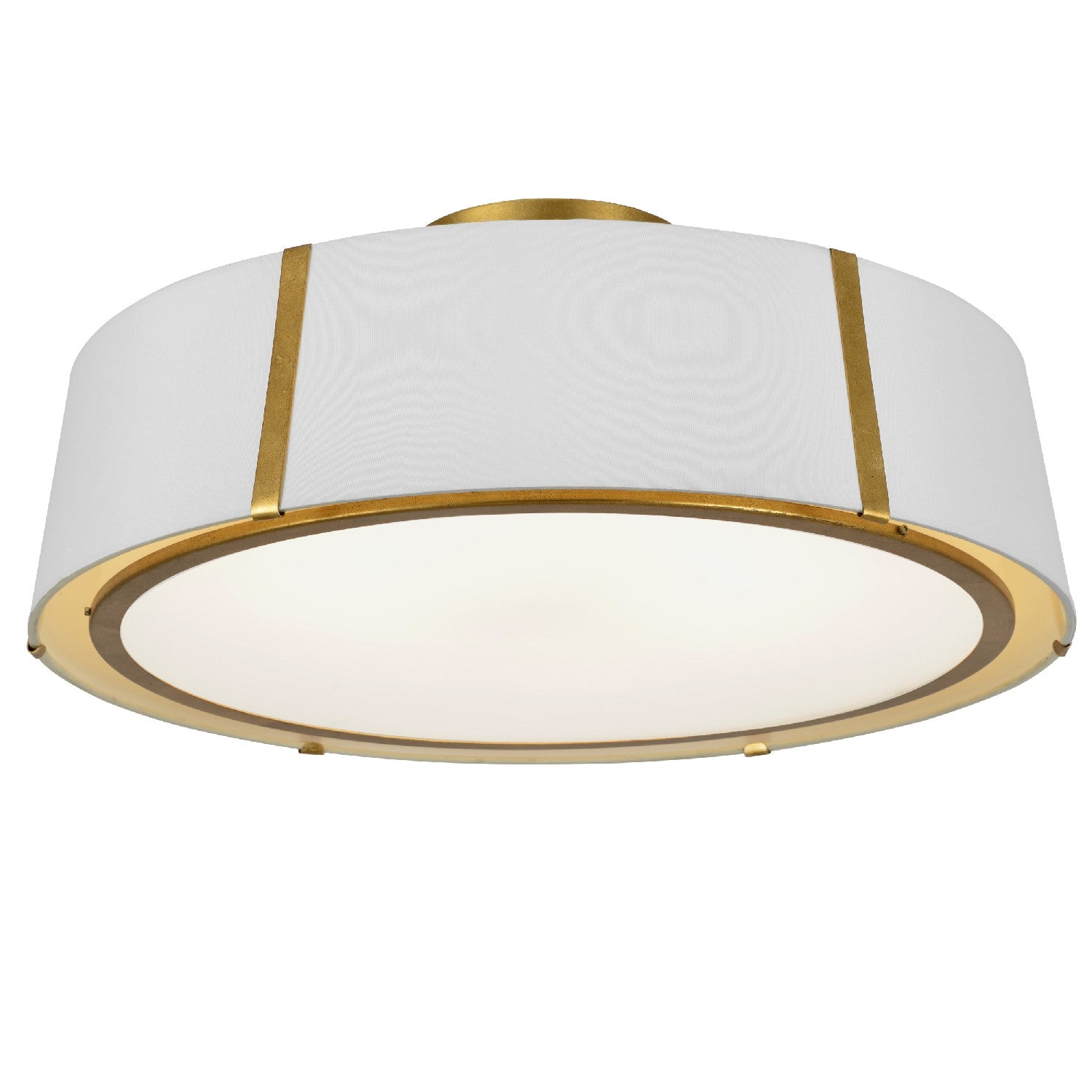 Crystorama - FUL-907-GA_CEILING - Six Light Semi Flush Mount - Fulton - Antique Gold