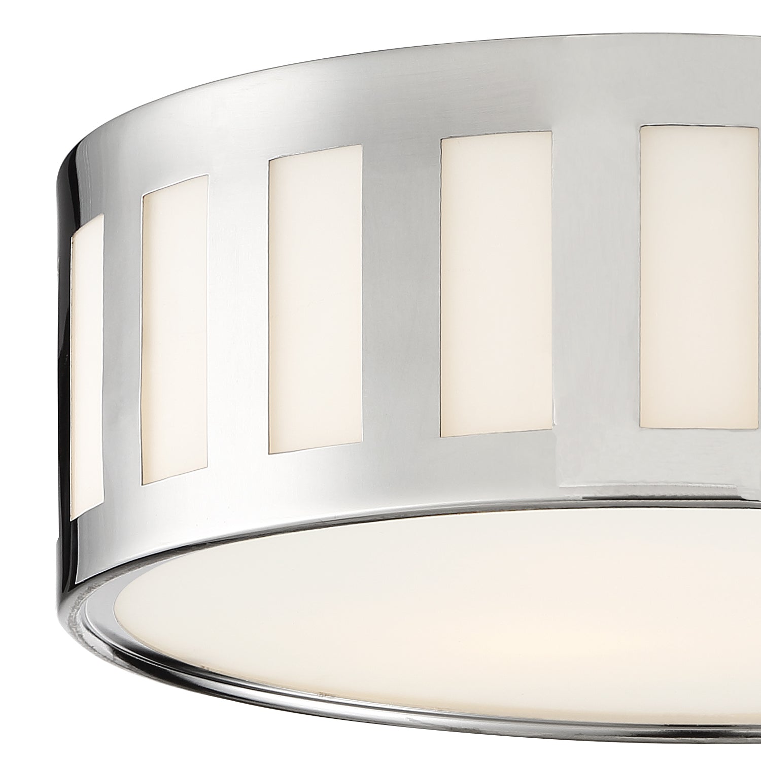 Crystorama - KEN-2203-PN - Three Light Flush Mount - Kendal - Polished Nickel