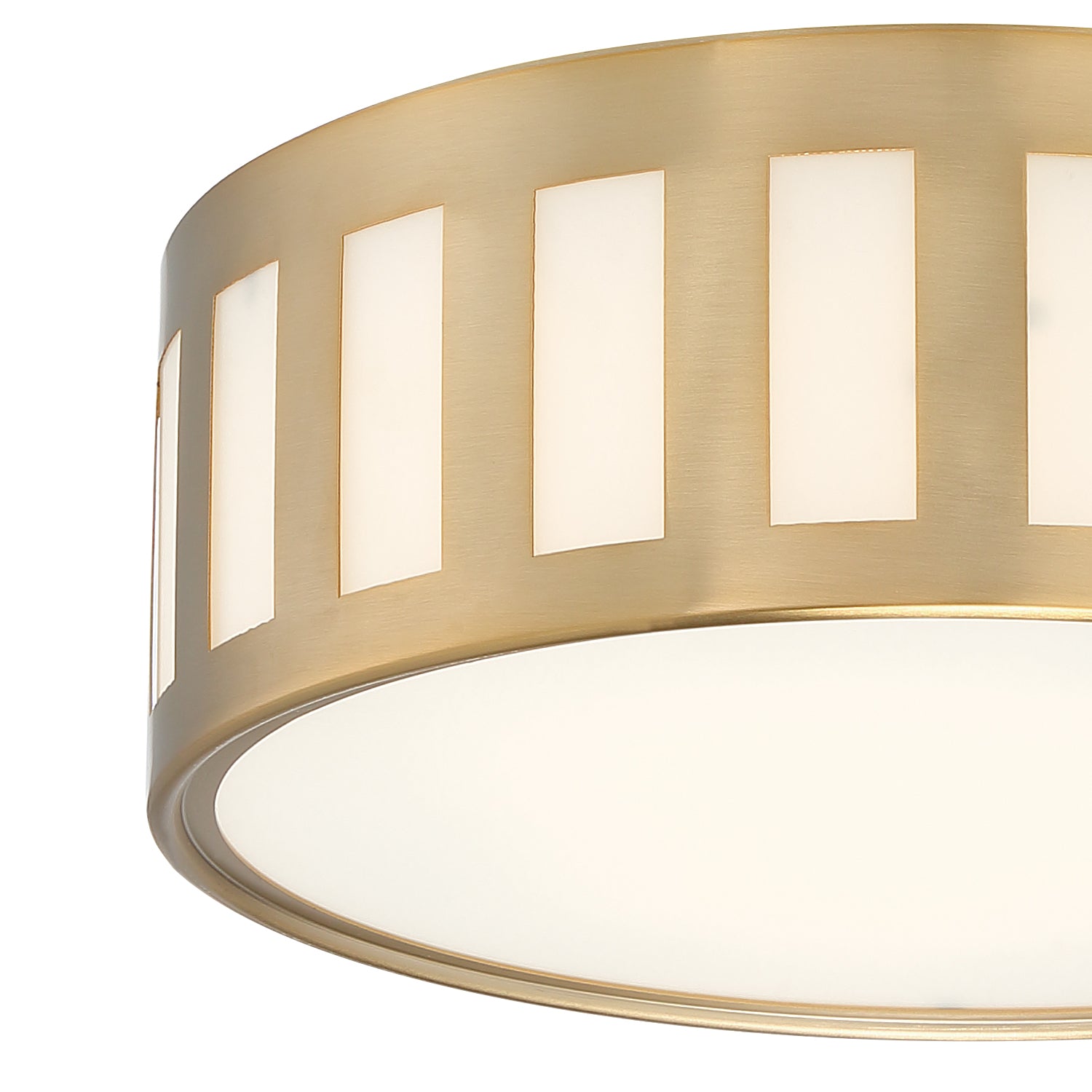 Crystorama - KEN-2203-VG - Three Light Flush Mount - Kendal - Vibrant Gold