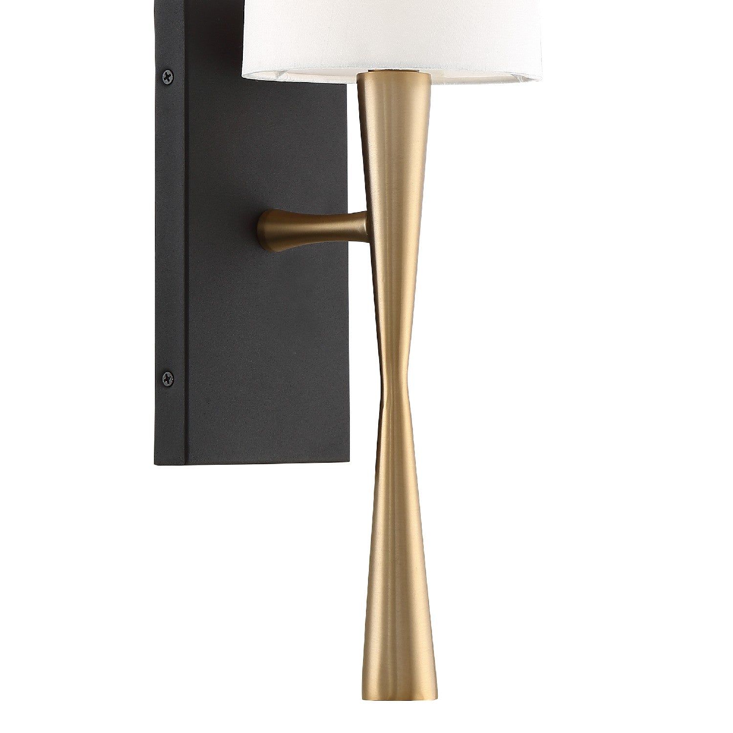 Crystorama - TRE-221-AG-BF - One Light Wall Sconce - Trenton - Aged Brass / Black Forged