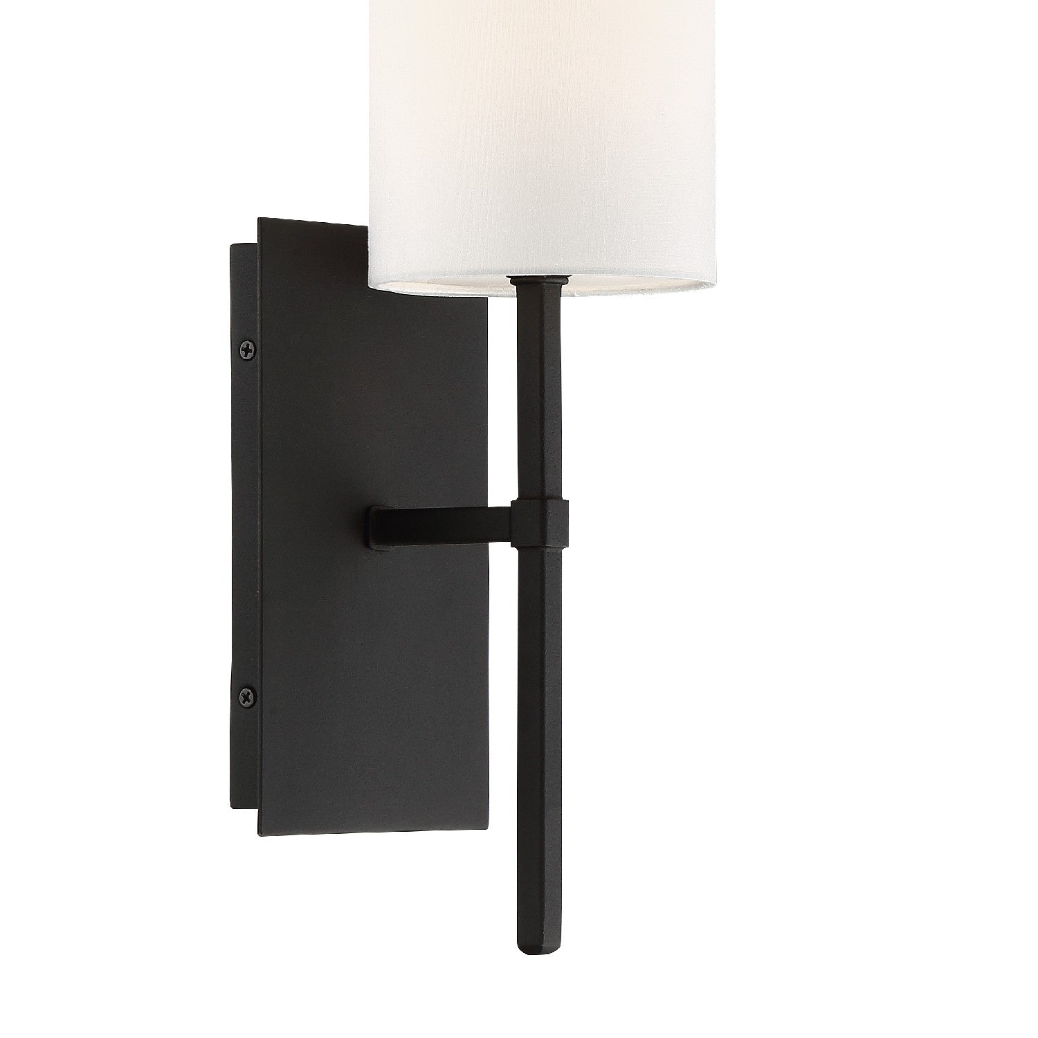 Crystorama - VER-241-BF - One Light Wall Sconce - Veronica - Black Forged