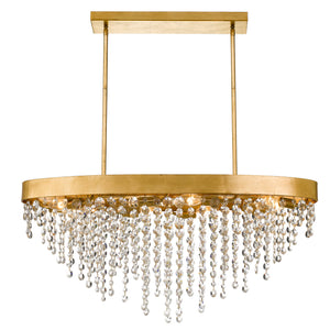 Crystorama - WIN-619-GA-CL-MWP - Eight Light Chandelier - Winham - Antique Gold