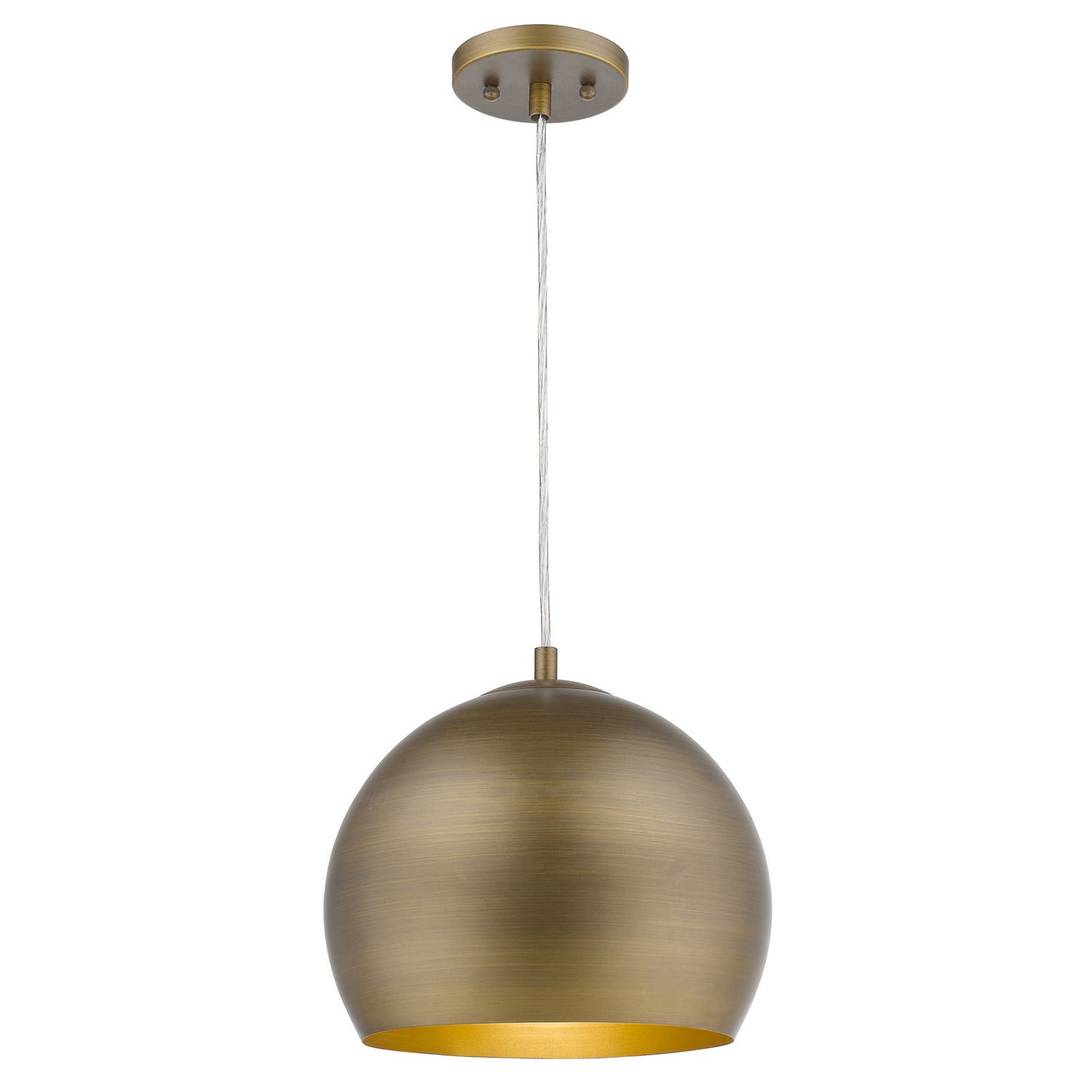 Acclaim Lighting - TP7265-76 - One Light Pendant - Latitude - Hand Painted Antique Gold W/ Gold Interior