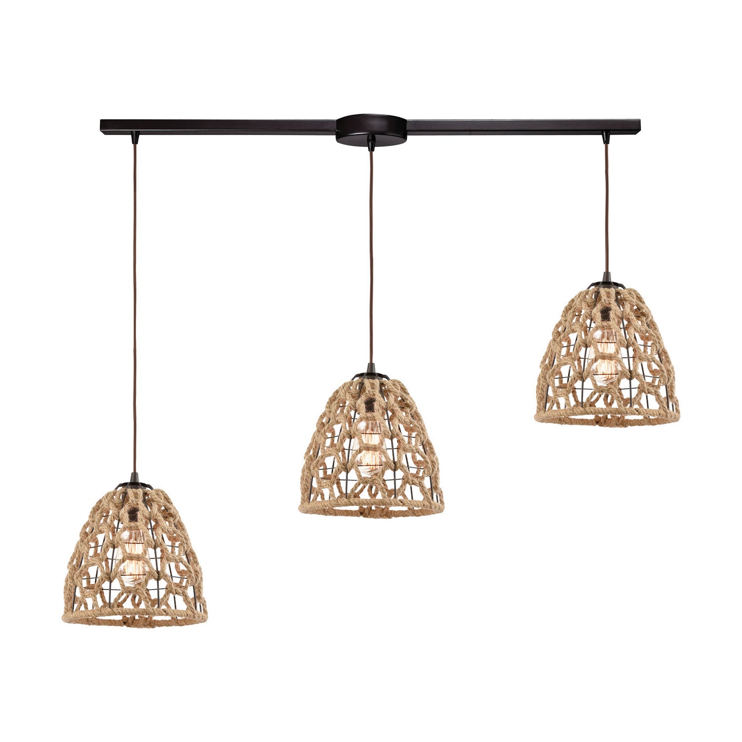 ELK Home - 10709/3L - Three Light Pendant - Coastal Inlet - Oil Rubbed Bronze