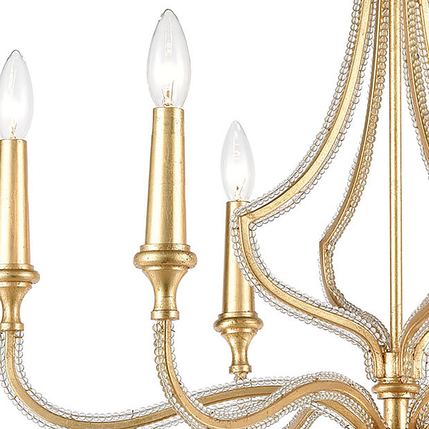 ELK Home - 11176/6 - Six Light Chandelier - La Rochelle - Parisian Gold Leaf