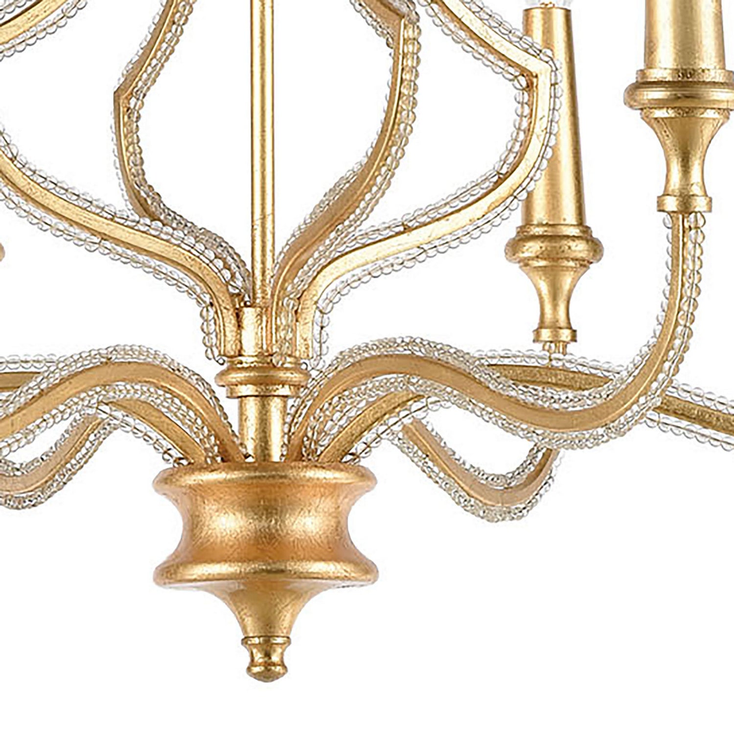 ELK Home - 11176/6 - Six Light Chandelier - La Rochelle - Parisian Gold Leaf