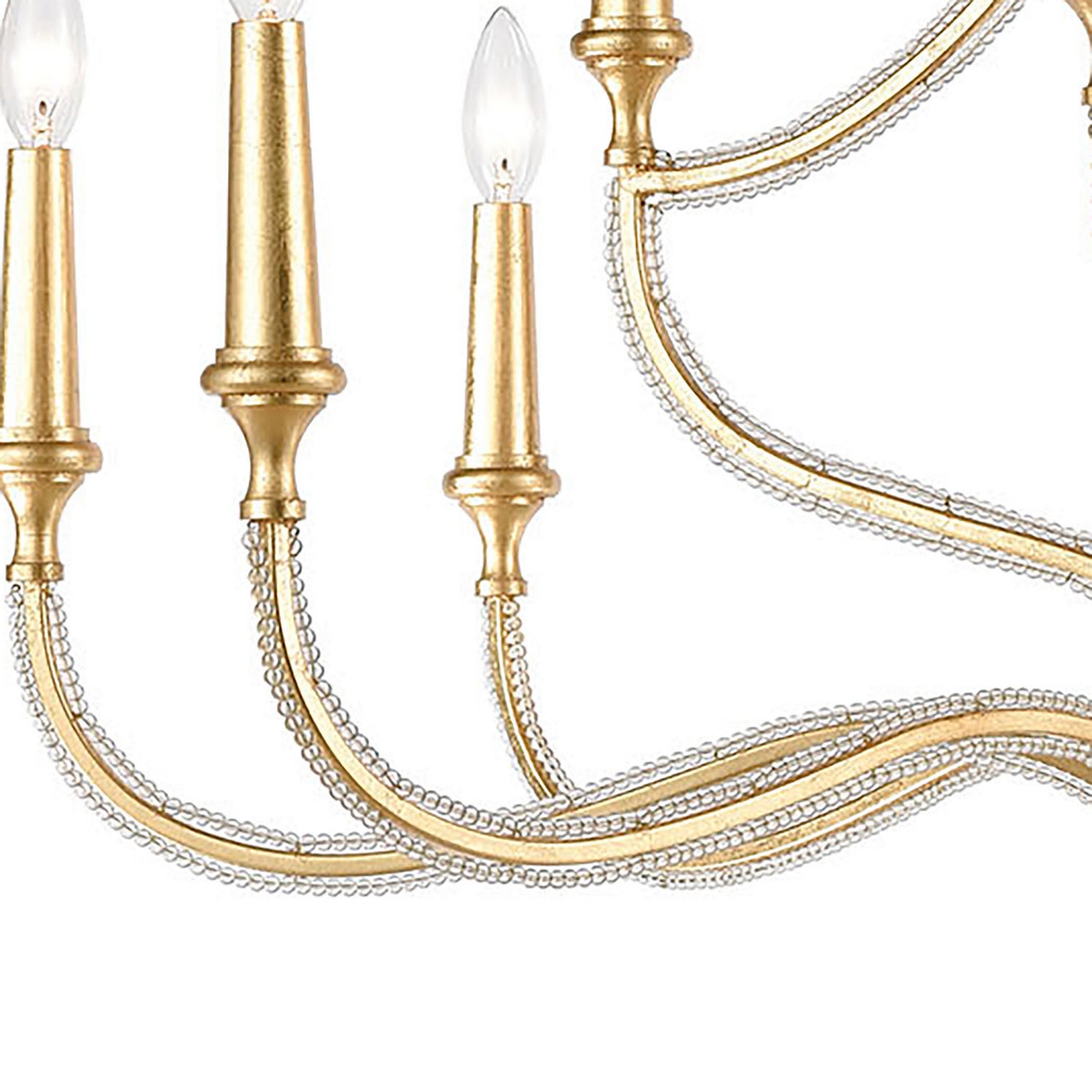 ELK Home - 11178/12 - 12 Light Chandelier - La Rochelle - Parisian Gold Leaf