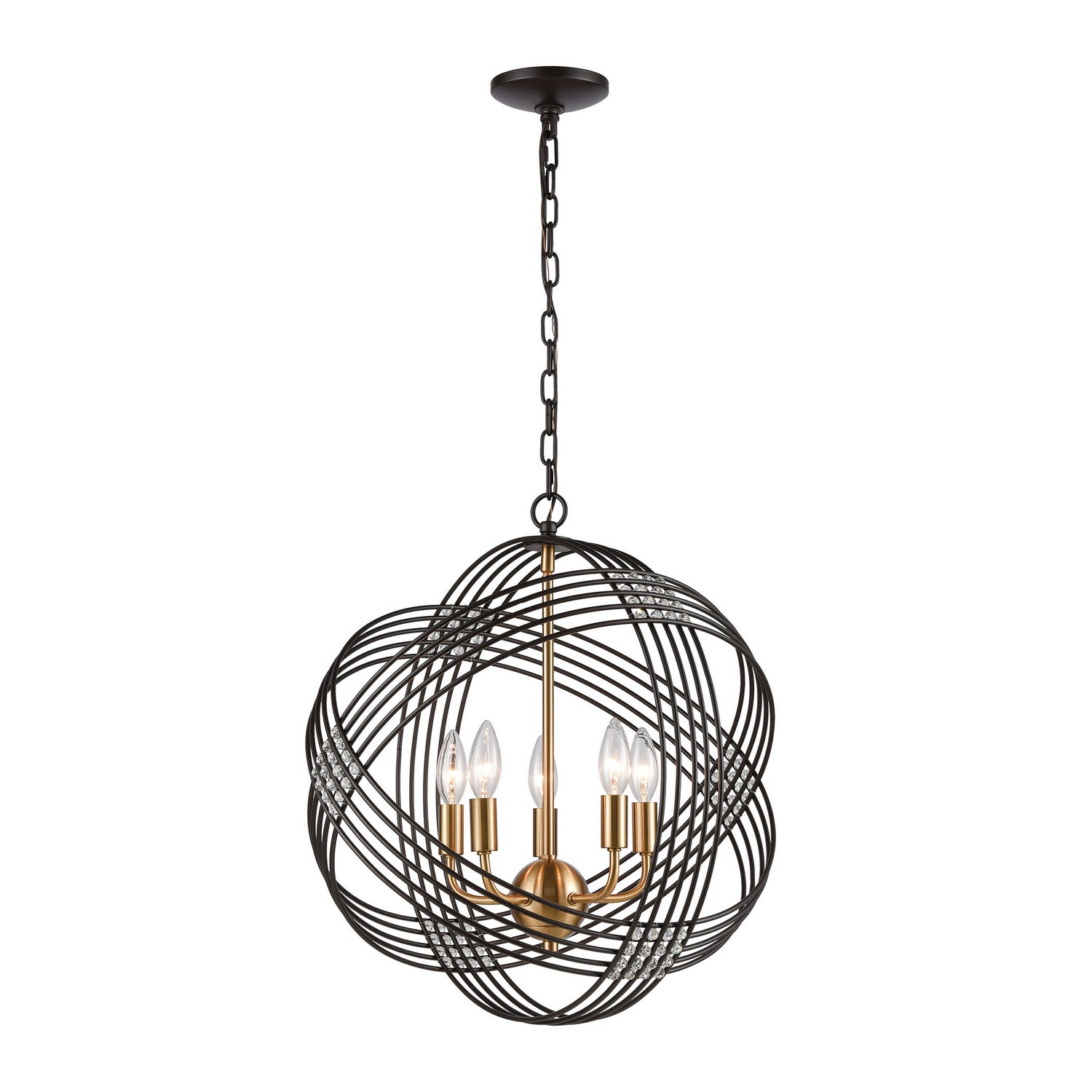 ELK Home - 11193/5 - Five Light Chandelier - Concentric - Oil Rubbed Bronze