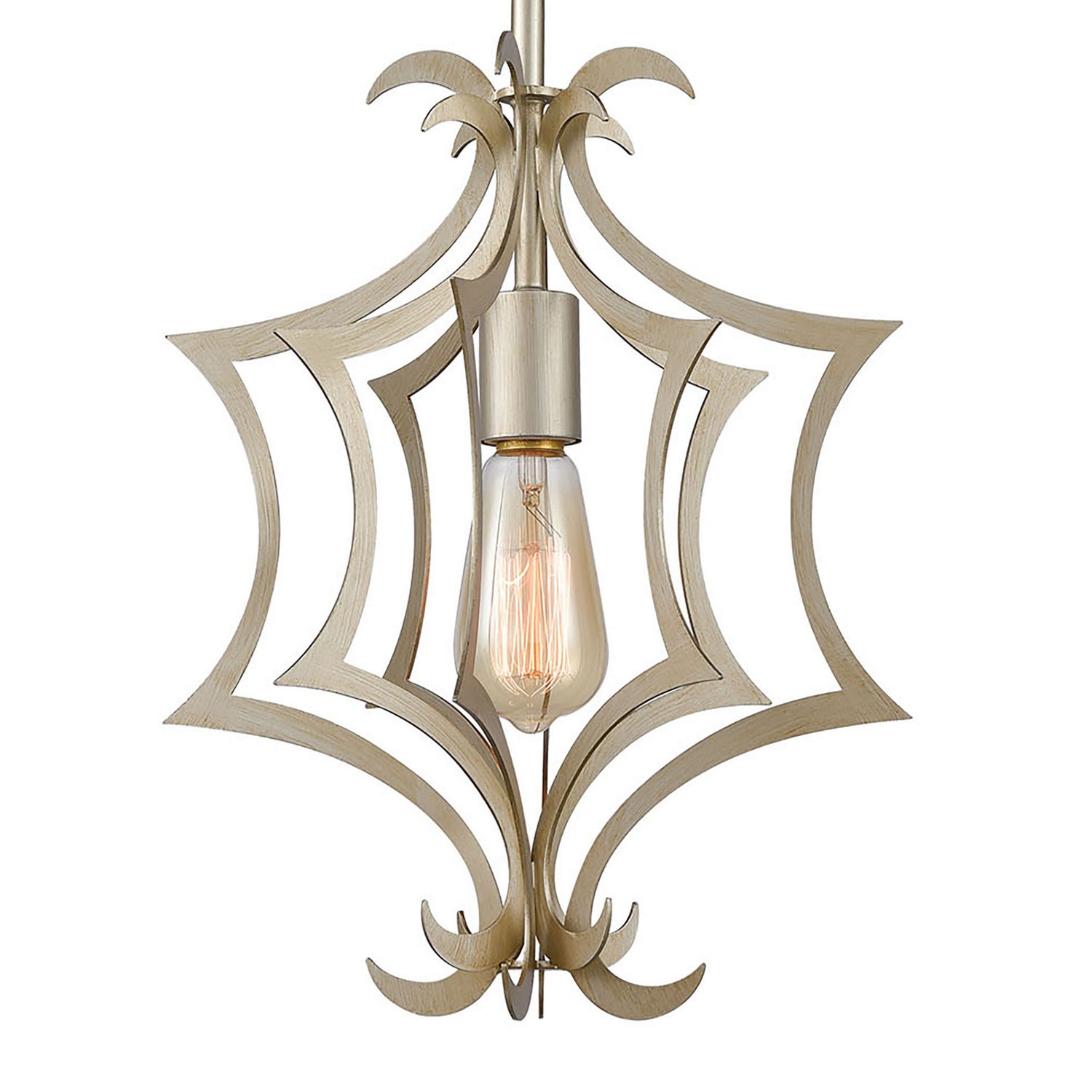 ELK Home - 12061/1 - One Light Mini Pendant - Delray - Aged Silver