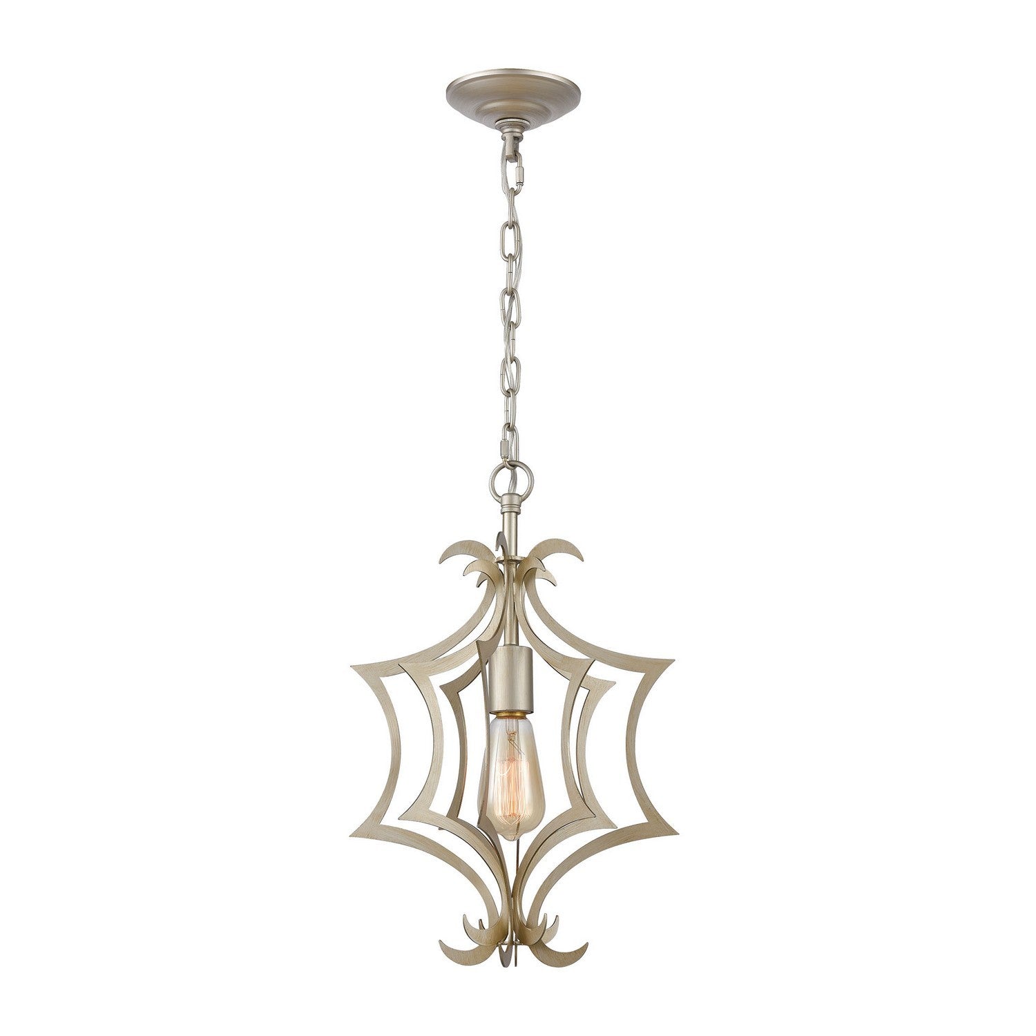 ELK Home - 12061/1 - One Light Mini Pendant - Delray - Aged Silver