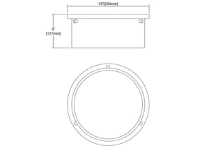 ELK Home - 12110/2 - Two Light Flush Mount - Flushmounts - Black Nickel