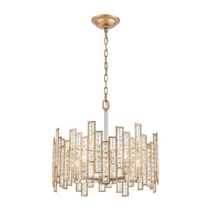 ELK Home - 12134/5 - Five Light Chandelier - Equilibrium - Matte Gold