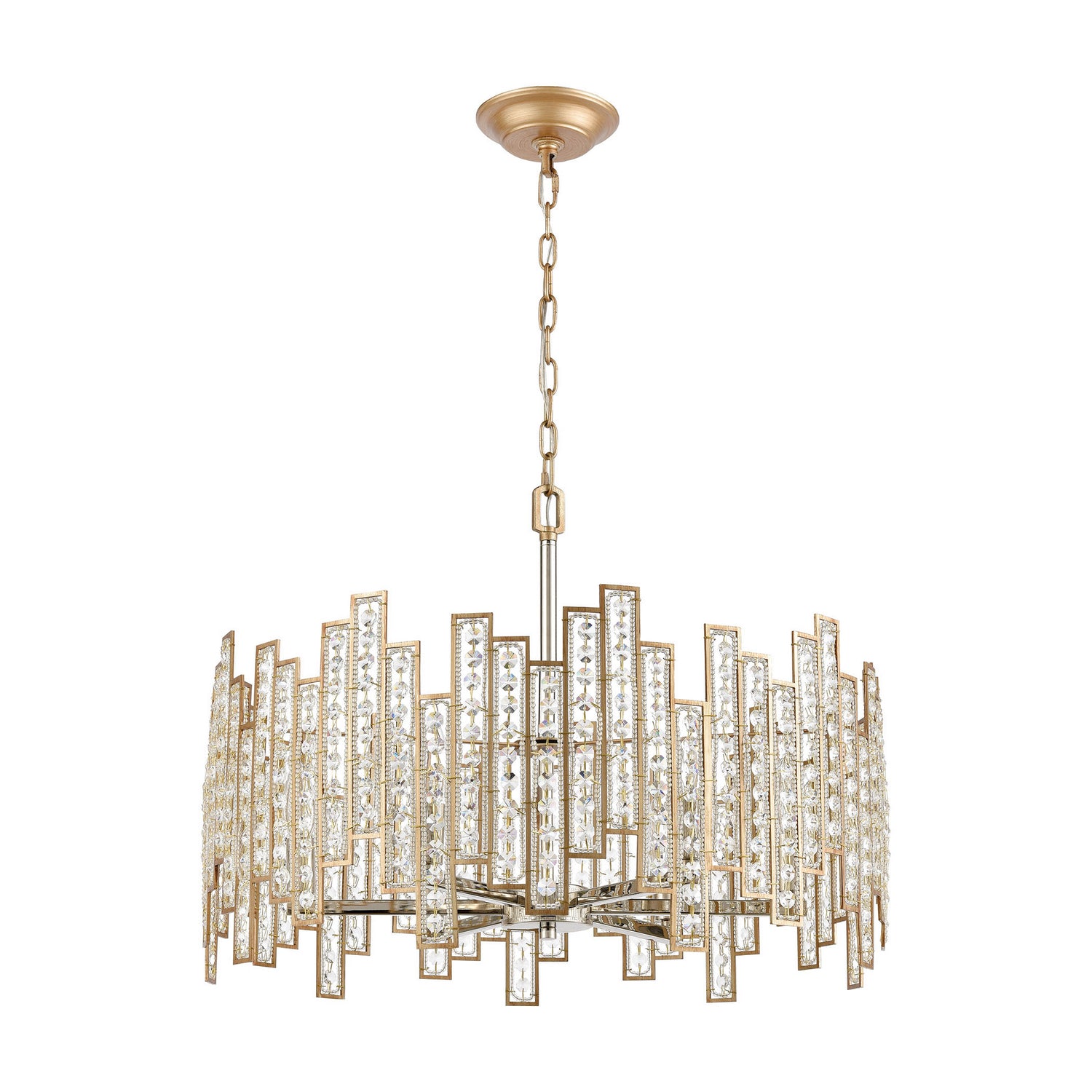 ELK Home - 12135/6 - Six Light Chandelier - Equilibrium - Matte Gold