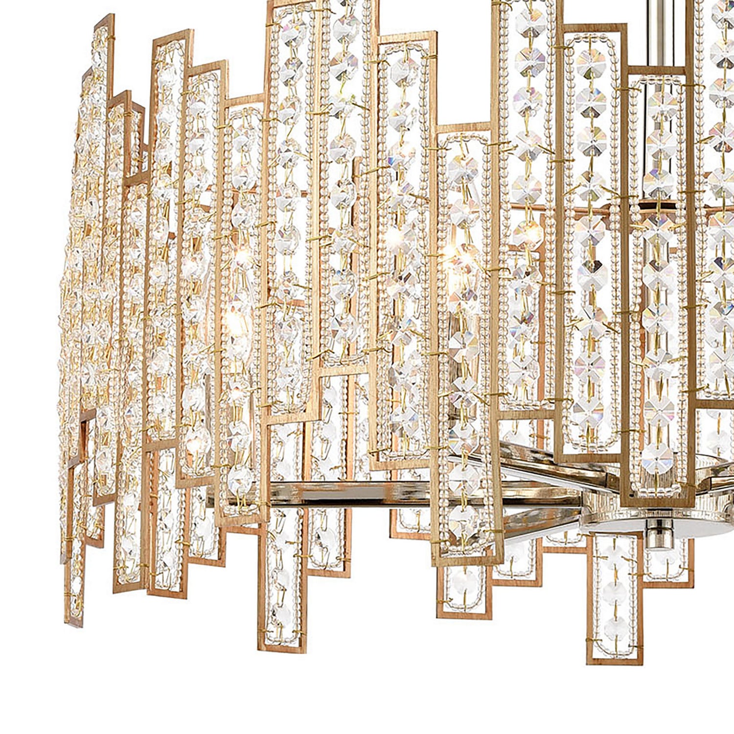 ELK Home - 12135/6 - Six Light Chandelier - Equilibrium - Matte Gold