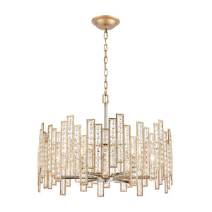 ELK Home - 12135/6 - Six Light Chandelier - Equilibrium - Matte Gold