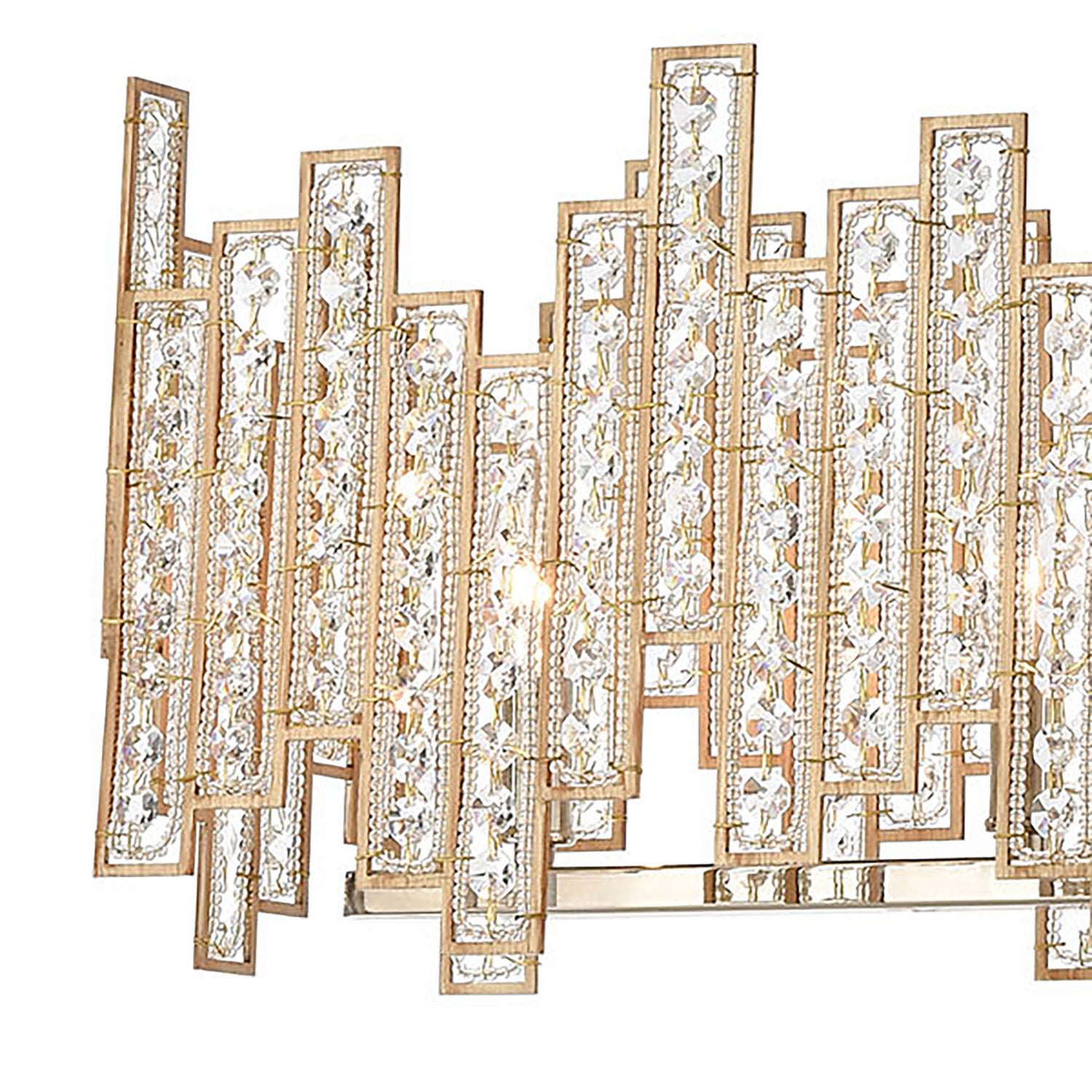 ELK Home - 12136/5 - Five Light Linear Chandelier - Equilibrium - Matte Gold