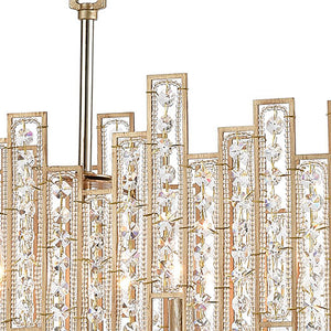 ELK Home - 12136/5 - Five Light Linear Chandelier - Equilibrium - Matte Gold