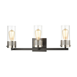 ELK Home - 12142/3 - Three Light Vanity - Bergenline - Matte Black