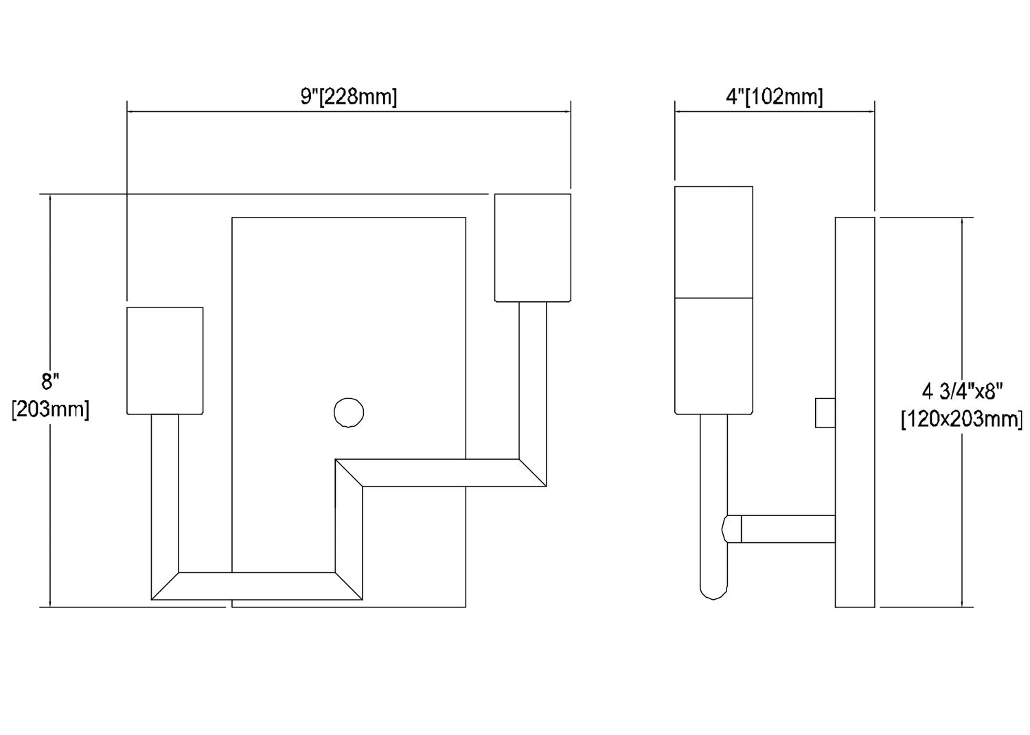 ELK Home - 12200/2 - Two Light Wall Sconce - Congruency - Oil Rubbed Bronze