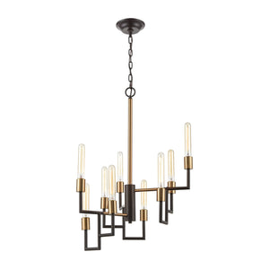 ELK Home - 12206/9 - Nine Light Chandelier - Congruency - Oil Rubbed Bronze