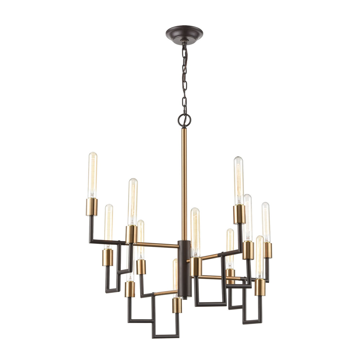 ELK Home - 12207/12 - 12 Light Chandelier - Congruency - Oil Rubbed Bronze