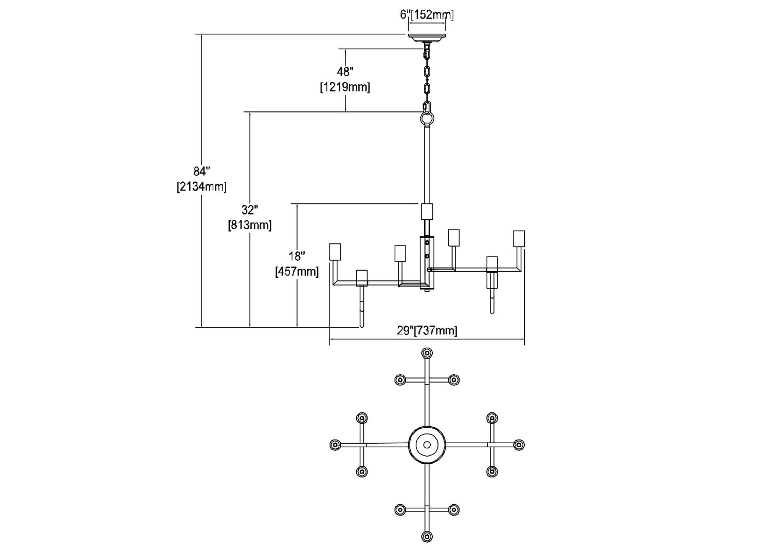 ELK Home - 12207/12 - 12 Light Chandelier - Congruency - Oil Rubbed Bronze