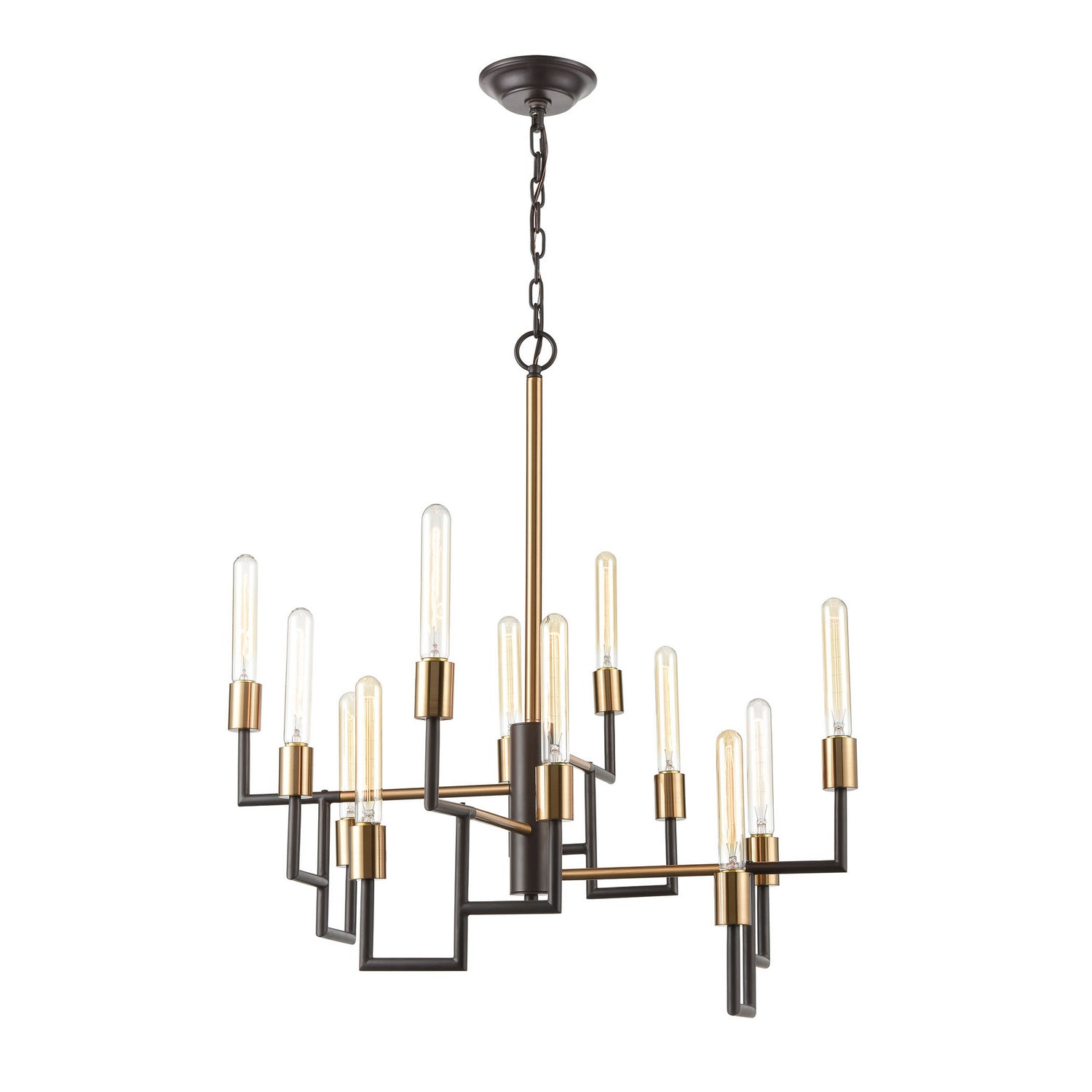 ELK Home - 12207/12 - 12 Light Chandelier - Congruency - Oil Rubbed Bronze