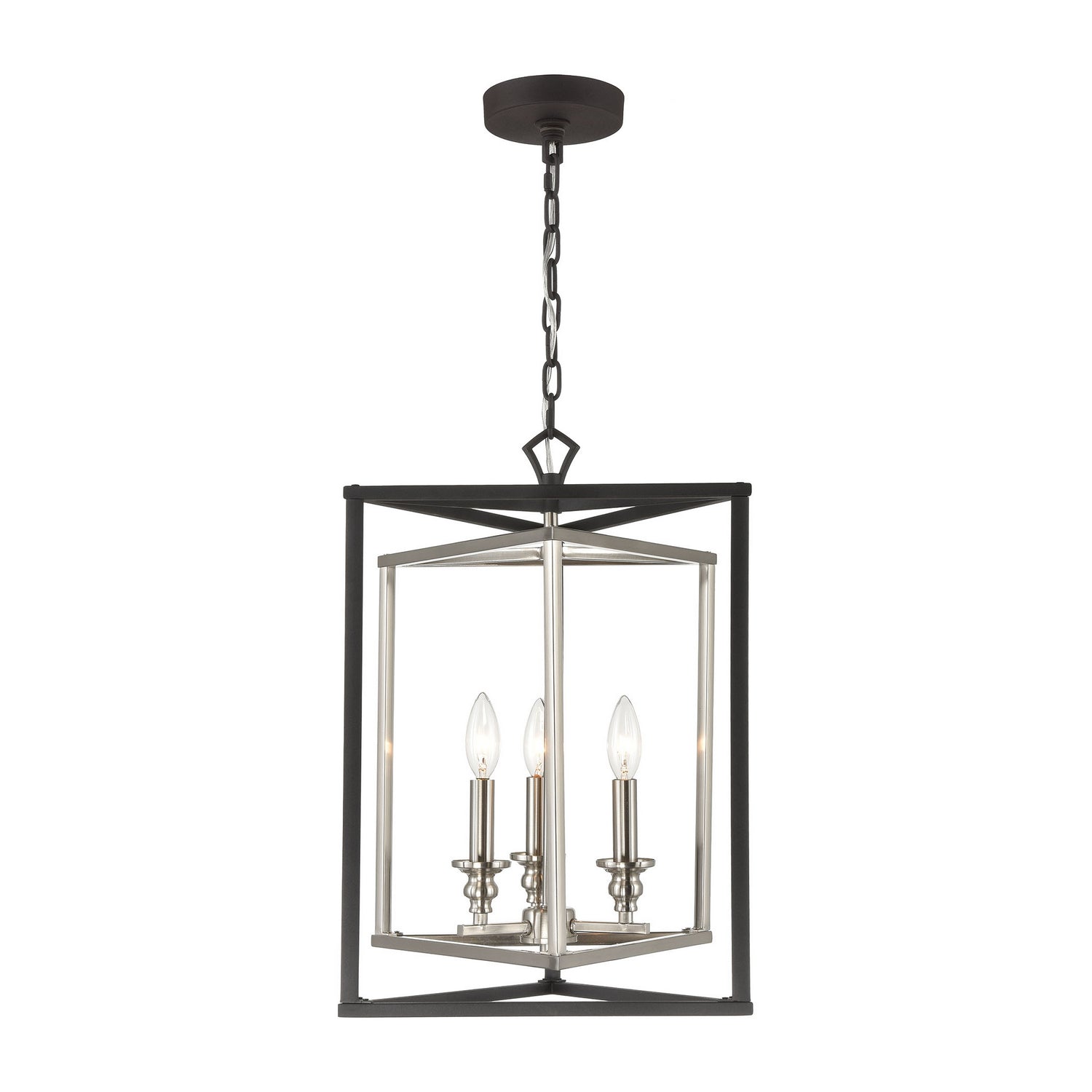 ELK Home - 12235/3 - Three Light Pendant - Salinger - Charcoal