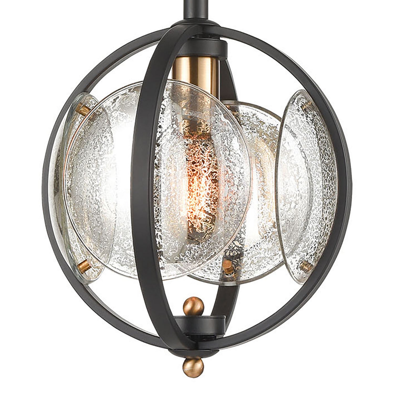 ELK Home - 15424/1 - One Light Mini Pendant - Oriah - Matte Black