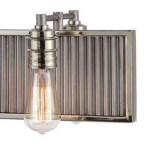 ELK Home - 15929/8 - Eight Light Chandelier - Corrugated Steel - Weathered Zinc