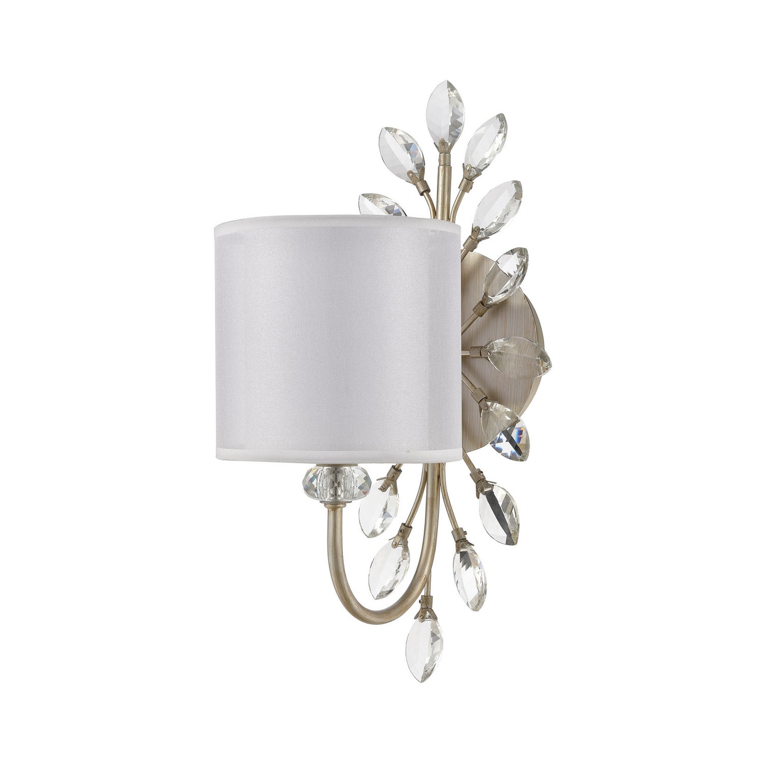 ELK Home - 16276/1 - One Light Wall Sconce - Asbury - Aged Silver