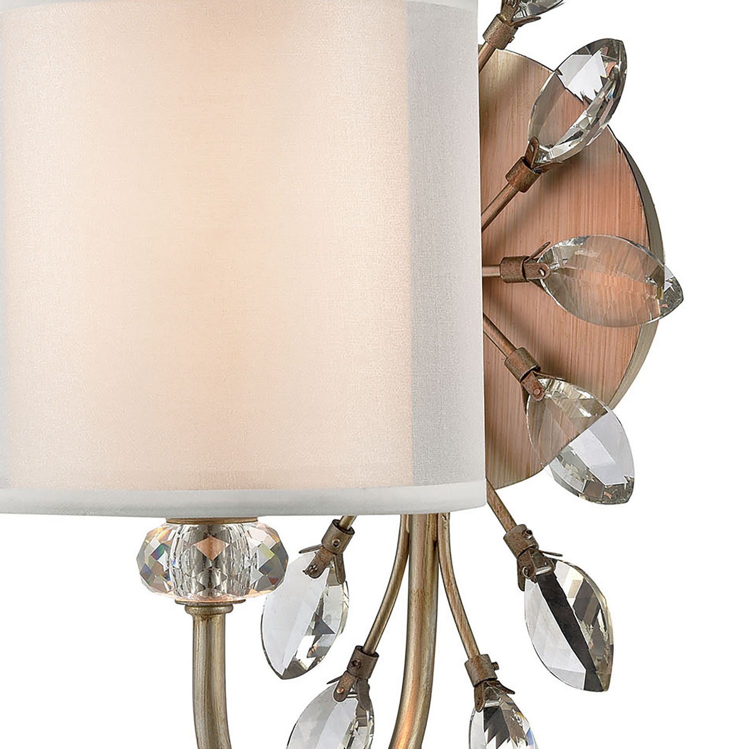 ELK Home - 16276/1 - One Light Wall Sconce - Asbury - Aged Silver