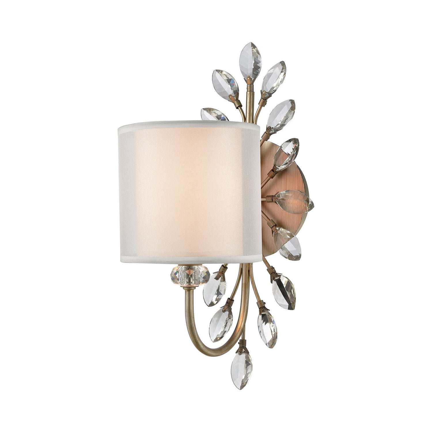 ELK Home - 16276/1 - One Light Wall Sconce - Asbury - Aged Silver