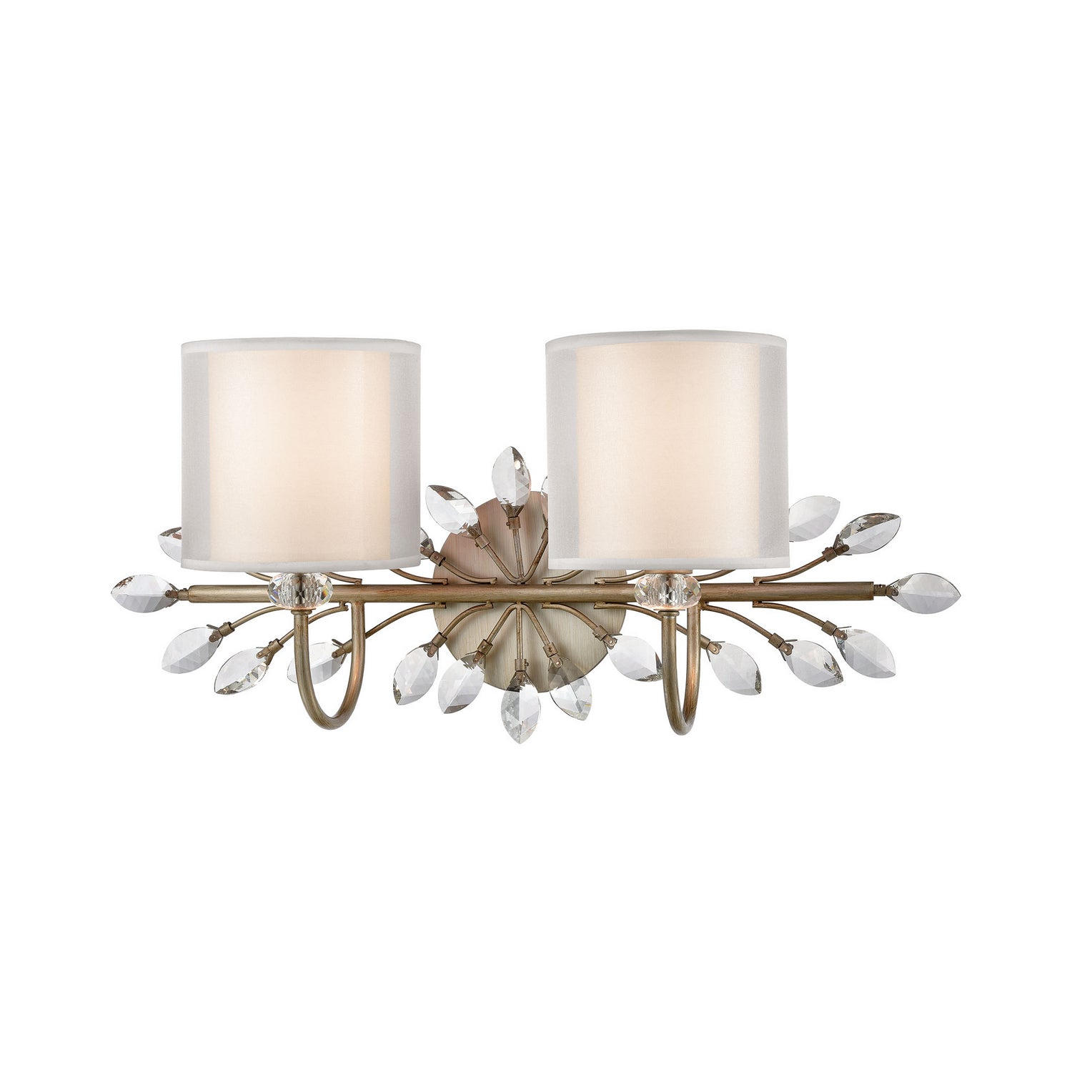 ELK Home - 16277/2 - Two Light Vanity - Asbury - Aged Silver