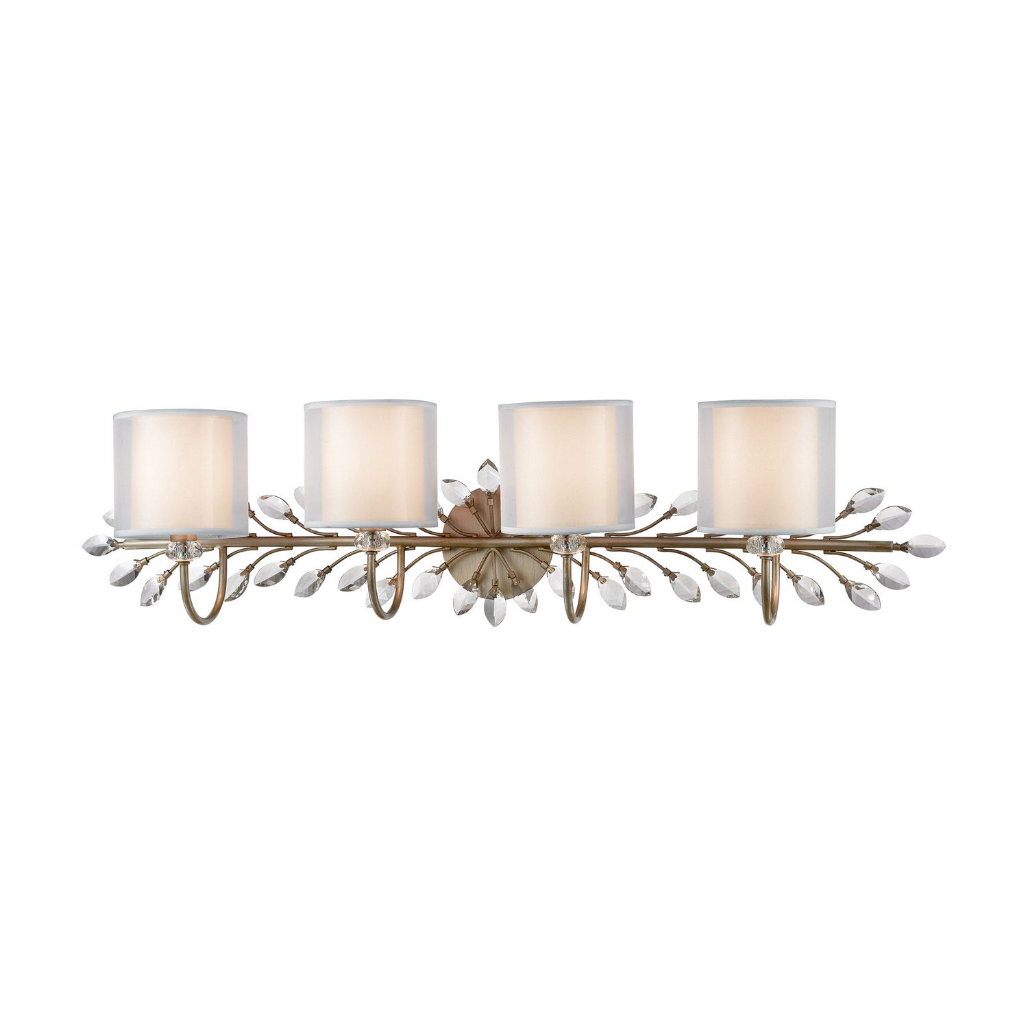 ELK Home - 16279/4 - Four Light Vanity - Asbury - Aged Silver